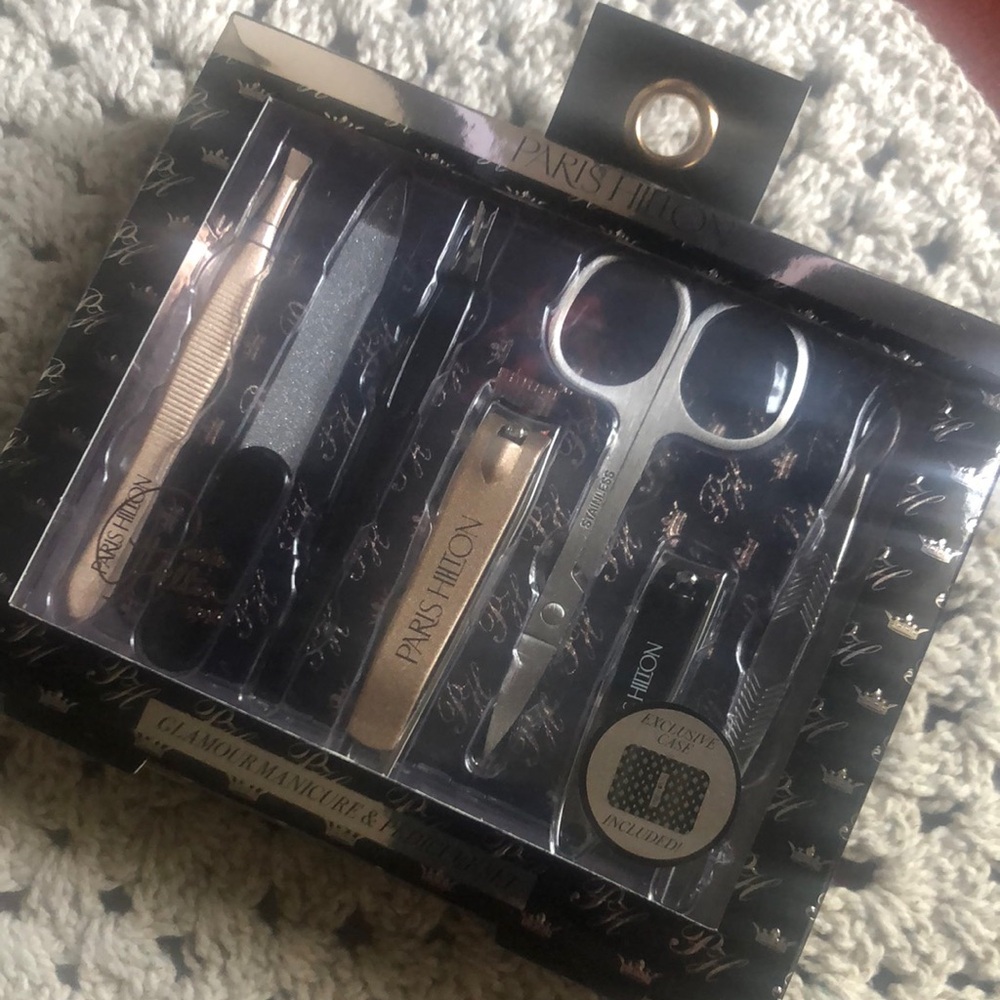 Paris Hilton Manicure & Pedicure Set with Carrying Case